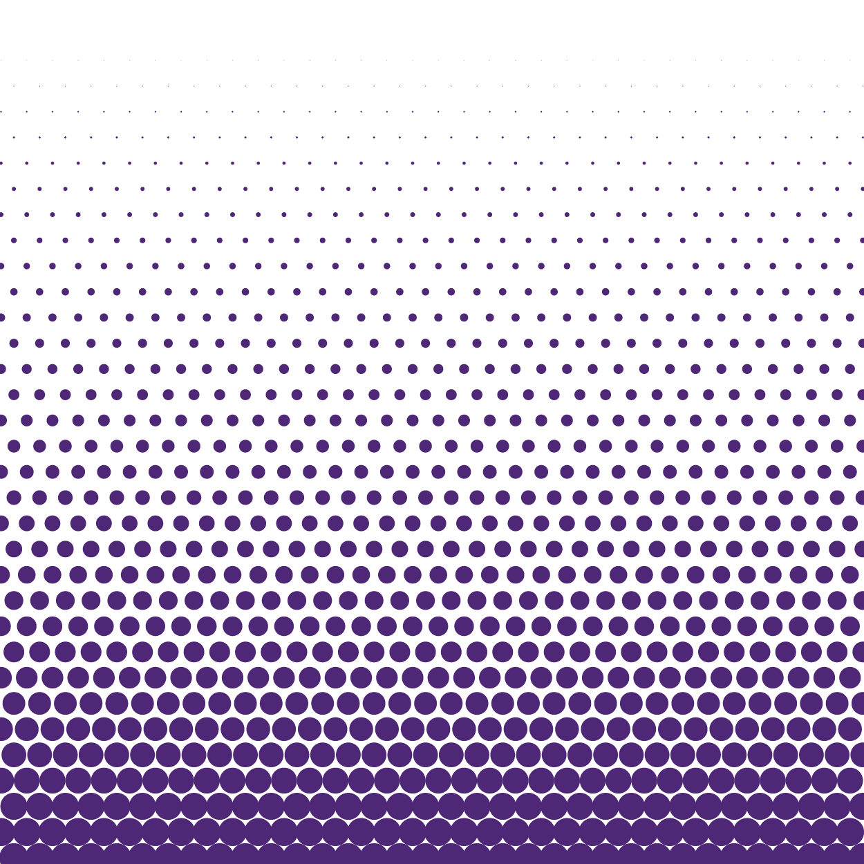 purple dot pattern gradient going from bottom left to top right